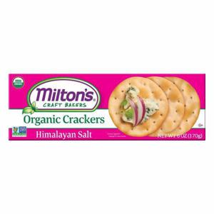 Milton's Craft Bakers Crackers, Organic, Himalayan Salt