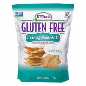 Milton's Craft Bakers Baked Crackers, Gluten Free, Crispy Sea Salt