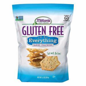 Milton's Craft Bakers Baked Crackers, Everything, Gluten Free,