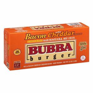 Bubba Burger Cheeseburgers, Bacon Cheddar Cheese