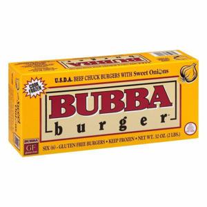 Bubba Burger Burgers, Beef Chuck with Sweet Onions