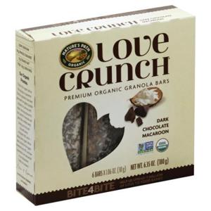 Nature's Path Love Crunch Granola Bars, Dark Chocolate Macaroon