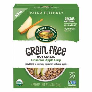 Nature's Path Hot Cereal, Organic, Grain Free, Cinnamon Apple Crisp