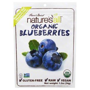 Nature's All Foods Blueberries, Freeze Dried, Organic