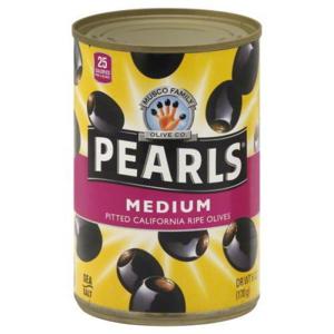 Musco Family Olive Co. Pearls Olives, Pitted California Ripe, Medium