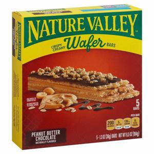 Nature Valley Wafer Bars, Peanut Butter Chocolate, Crispy Creamy