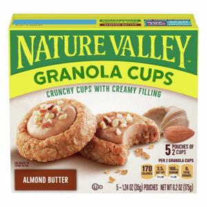 Nature Valley Granola Cups, Almond Butter, 5 Pack