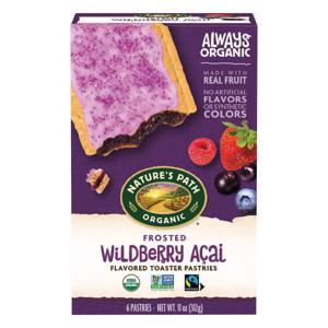 Nature's Path Organic Toaster Pastries, Wildberry Acai Flavored, Frosted