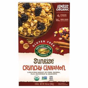 Nature's Path Organic Sunrise Cereal, Gluten Free, Crunchy Cinnamon