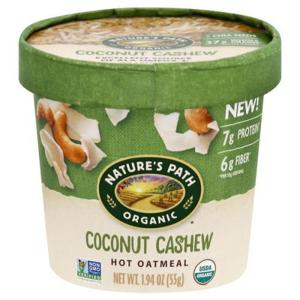 Nature's Path Organic Oatmeal, Hot, Coconut Cashew