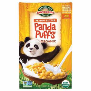 Nature's Path Organic EnviroKidz Cereal, Peanut Butter, Panda Puffs