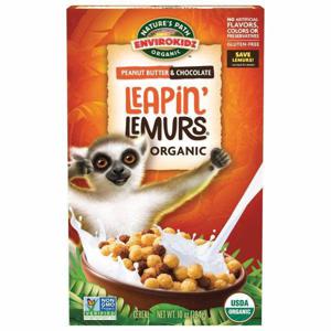 Nature's Path Organic EnviroKidz Cereal, Organic, Peanut Butter & Chocolate, Leapin' Lemurs