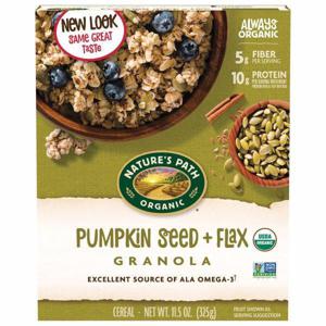 Nature's Path Organic Cereal, Pumpkin Seed + Flax, Granola