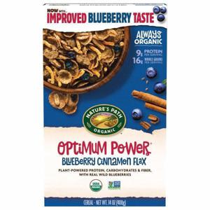 Nature's Path Organic Cereal, Optimum Power, Blueberry Cinnamon Flax