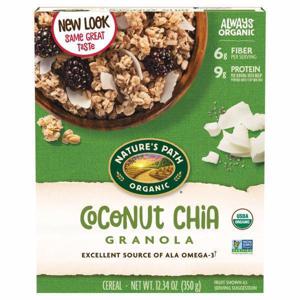 Nature's Path Organic Cereal, Coconut Chia, Granola