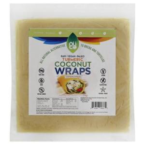 Nuco Coconut Wraps, Turmeric