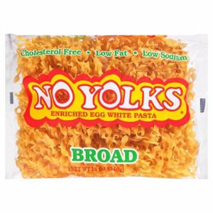 No Yolks Egg White Pasta, Broad, Enriched