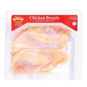 Wegmans Antibiotic Free Boneless Skin-On Chicken Breasts