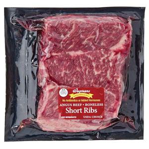 Wegmans Antibiotic Free Boneless Beef Short Ribs