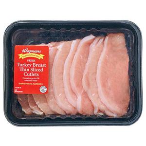 Wegmans 99% Fat Free Turkey Cutlets, 10 Count