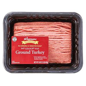 Wegmans 94/6  Ground Turkey