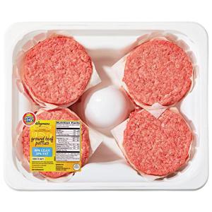 Wegmans 80/20 Ground Beef Patties, FAMILY PACK