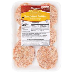 Wegmans Breakfast Patties Pork Sausage