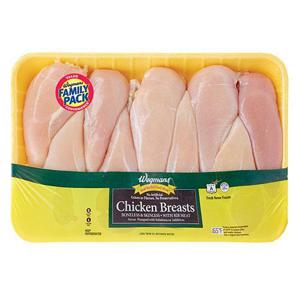 Wegmans Boneless & Skinless Chicken Breasts with Rib Meat, FAMILY PACK