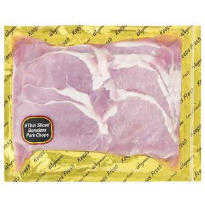 Wegmans Boneless Pork Chop, Thin Sliced