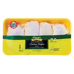 Wegmans Bone-In Chicken Thighs, FAMILY PACK