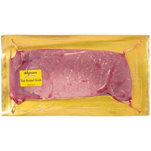 Wegmans Beef, Top Round Steak, USDA Choice