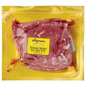 Wegmans Beef, Sirloin Strips for Stir Fry