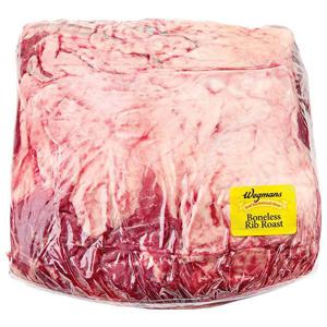 Wegmans Beef, Rib Roast, Boneless, Large