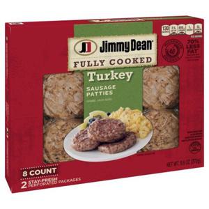 Jimmy Dean Fully Cooked Turkey Sausage Patties