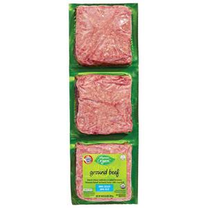 Wegmans Organic Beef, Ground, 80/20, FAMILY PACK