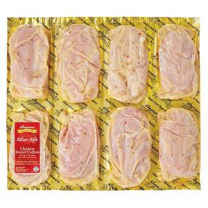 Wegmans Italian Style Boneless Marinated  Chicken Breast Cutlet, FAMILY PACK