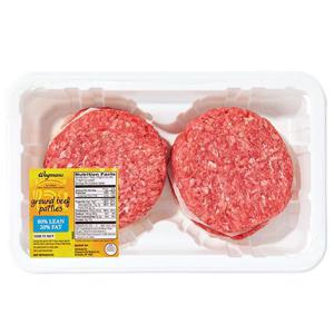 Wegmans Ground Beef Patties 80/20