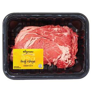 Wegmans Thin Sliced Beef Ribeye