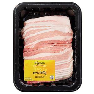 Wegmans Thin Cut Pork Belly