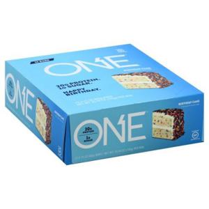 One Protein Bar, Birthday Cake Flavored