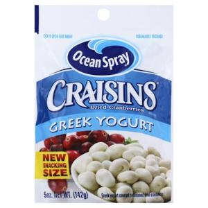 Ocean Spray Craisins Cranberries, Dried, Greek Yogurt