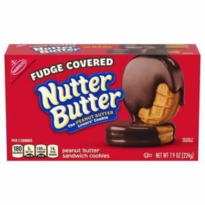 Nutter Butter Sandwich Cookies, Peanut Butter, Fudge Covered