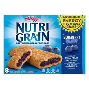 Nutri Grain Breakfast Bars, Blueberry, Soft Baked