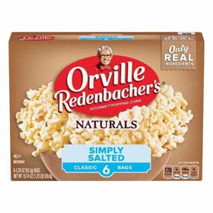 Orville Redenbacher's Naturals Popping Corn, Simply Salted, 6 Classic Bags