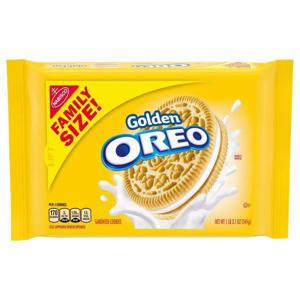 Oreo Sandwich Cookies, Golden, Family Size