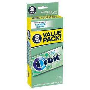 Orbit Sweet Mint Sugarfree Gum value total