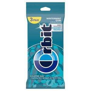 Orbit Gum, Sugar Free, Wintermint, 3 Pak