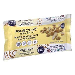 Pascha White Baking Chips, with Rice Powder, Organic