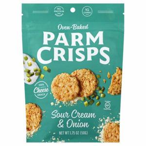 ParmCrisps Cheese Snack, Oven-Baked, Sour Cream & Onion