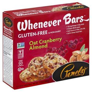 Pamela's Whenever Bars Snack Bars, Soft & Chewy, Oat Cranberry Almond